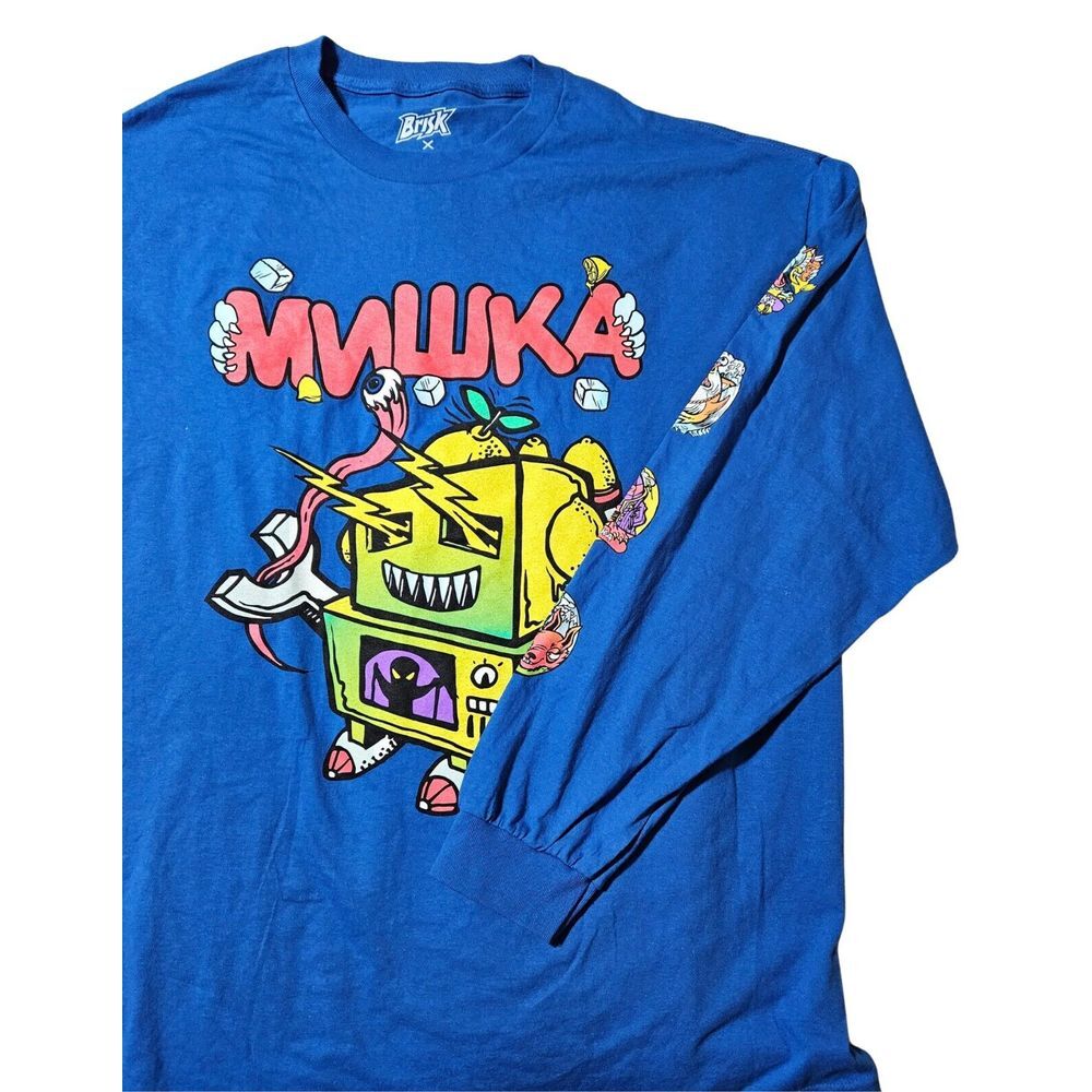 Brisk X L'Amour Supreme Mishka MNWKA Long Sleeve Anime Japan Can Art Adult XXL